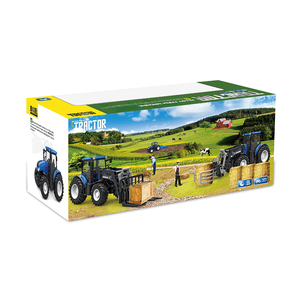 1/24 2.4G 6 CH Metal uzaktan kumanda simülasyon yükleyici modeli küçük traktör RC oyuncak ışık ile - Product Image 3