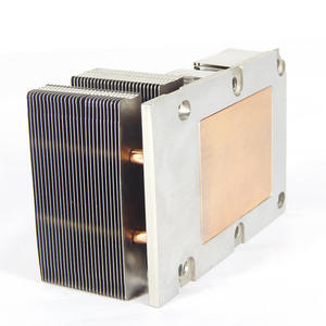 Custom Design Aluminum Profiles <strong>Heatsink</strong> 1.5U Server Heat Sink With Copper Heat Pipe - Product Image 6