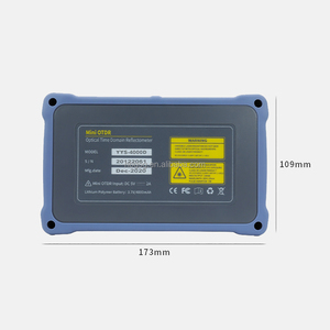 Perfect Performance 100KM 12 <strong>function</strong> in 1 4.3 inch 1350/1550nm mini OTDR FTTH Optical Fiber Tester - Product Image 4