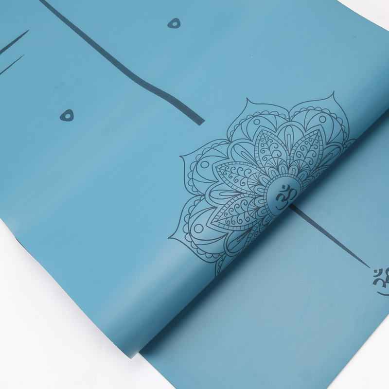 Tapis de yoga en PU - bleu ciel