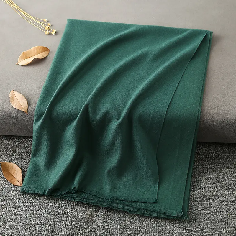 Bán buôn Rắn Màu Ý 100% Cashmere Khăn Cho Phụ Nữ