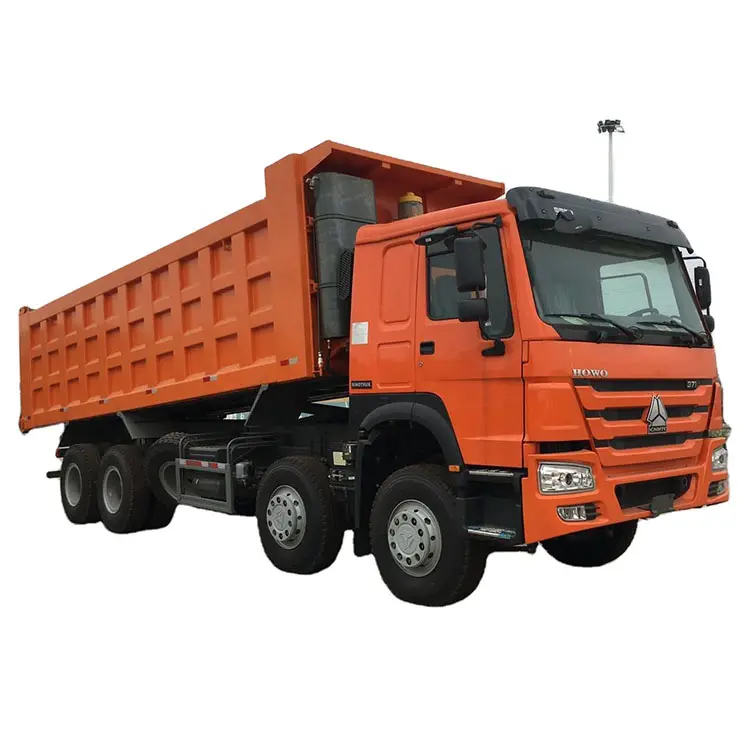 Camiones volquete usados de carga pesada precio sino camión 10 ruedas HOWO 35 toneladas camión volquete de segunda mano para la venta