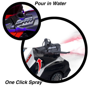 1:24 ölçekli Mini araç modeli 27mhz RC polis spor yarış araba su sprey ve ışık ile, açık kapılar - Product Image 6