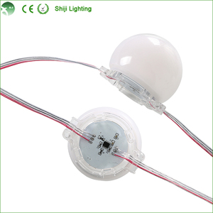 50mm 24V Smd5050 RGB WS2811 LED Pixel Modul Objektiv Weihnachts beleuchtung String High Brightness LED Module