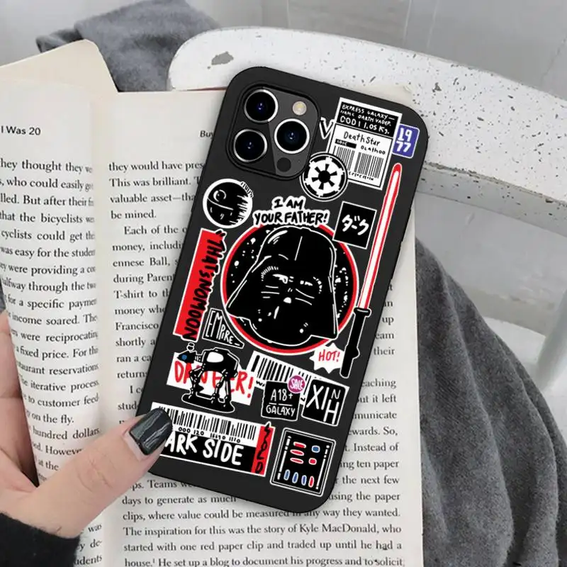 Logo Darth Vader Stormtrooper Telefoon Case Voor Iphone 13 12 11 Pro Mini Xs Max 8 7 Plus X Se xr Siliconen Soft Cover