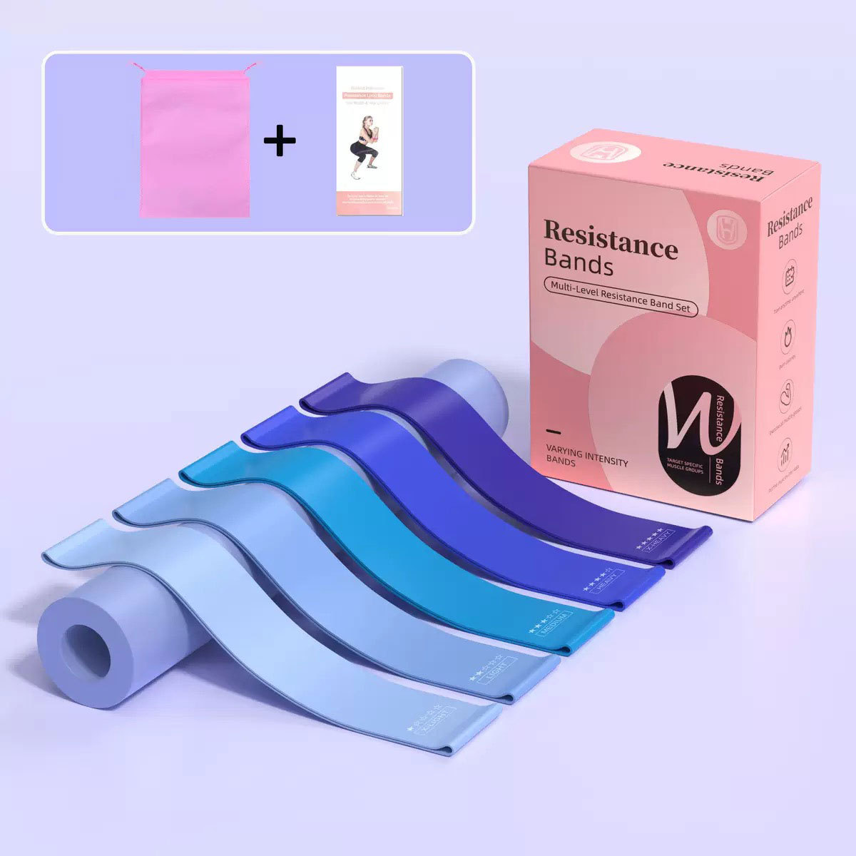 Blue 5pcs+bag+manual+box