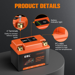3500 ebl mah סוללה קטנה נטענת אופנוע 12v 3.5ah lifepo4 סוללת ליתיום עבור אופנוע