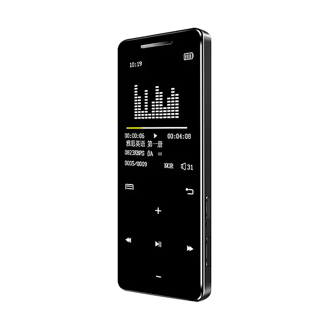 Mini walkman de audio portátil inalámbrico 2022, reproductor de música mp3 y mp4 digital de bolsillo con altavoz, gran oferta, 5,0