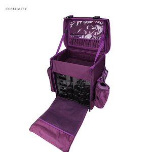 FAMA工厂日用有用尼龙手推车化妆包多功能多拉链口袋化妆盒 - Product Image 6