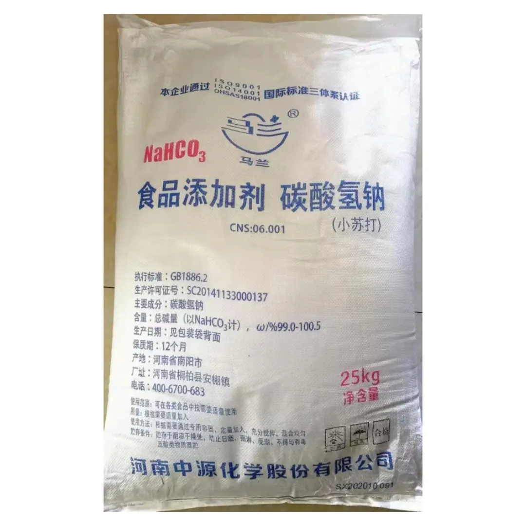99% qualità nahco3 prezzo bicarbonato di sodio Formula chimica bicarbonato di sodio per uso alimentare