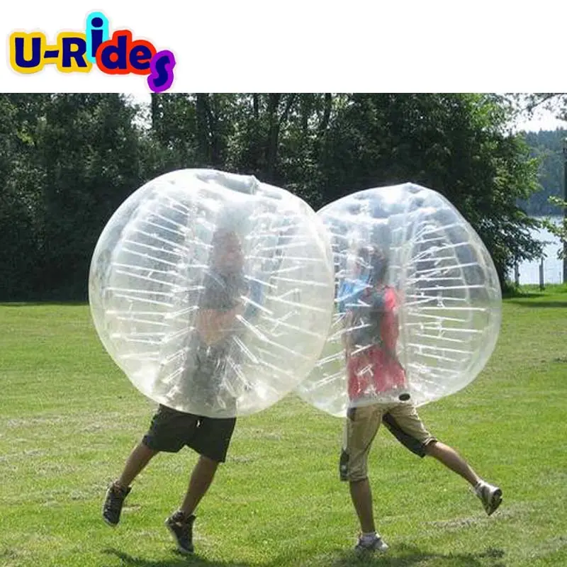 Ballon de rebond transparent en TPU de taille adulte à l'intérieur du ballon de football, boule à bulles gonflable pour les activités d'équipe