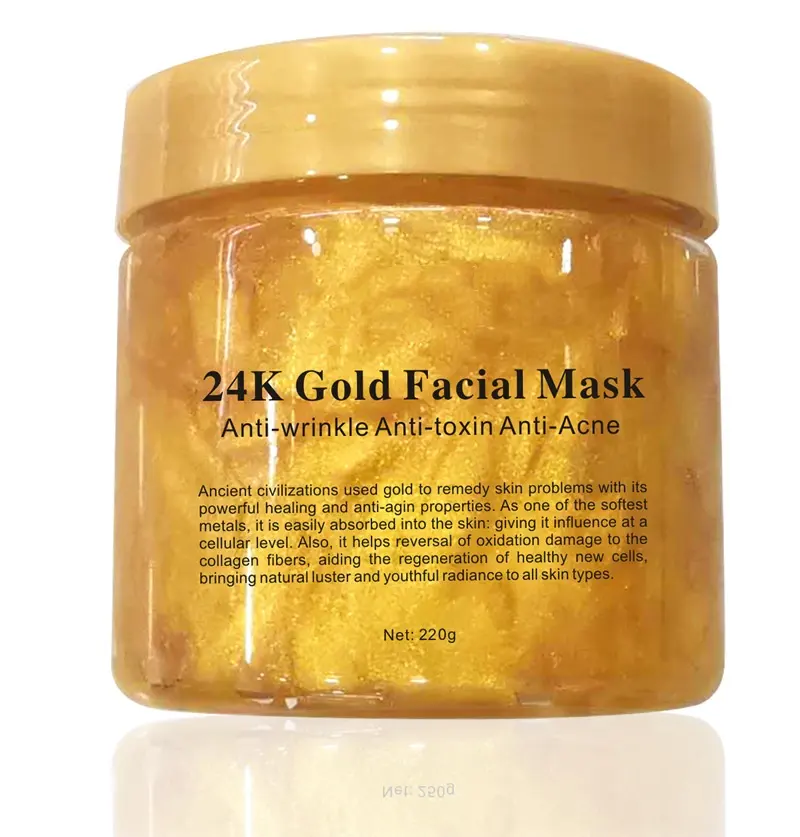 Vente en gros transfrontalière de nouveaux produits de soins de la peau en or 24K Gel anti-âge pour le visage gel raffermissant et lissant pour la peau