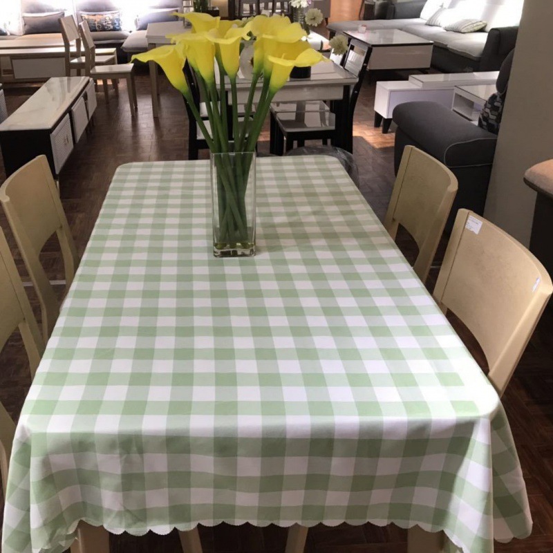 Early bird special offer: Light green with white checkered pattern