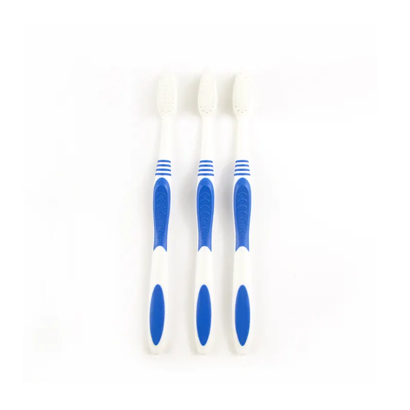 Üst satmak banyo aksesuarları Set özel Logo plastik diş fırçası ahşap diş macunu