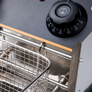 Friggitrice elettrica in acciaio inox Timer di controllo della temperatura ristorante 6L singolo elettrico friggitrice per pollo fritto - Product Image 6