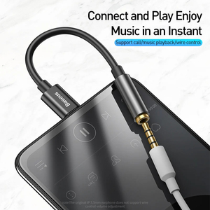 Baseus <strong>USB</strong> <strong>Type</strong> <strong>C</strong> to 3.5mm Earphone Jack 3.5 AUX Cable <strong>USB</strong> <strong>C</strong> <strong>Adapter</strong> <strong>Audio</strong> Cable for Samsung Xiaomi Mi10 HUAWEI P30 Oneplus 9 - Product Image 2