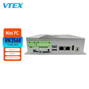 Vtex Mini Desktop PC Rk3568 Cortex-A55 Linux Android Os Embedded Thin Client Ein Rj45 * 2 4G Sim Kartens teck platz Mini-Computer Minipcs - Product Image 1