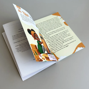 การสร้างการพิมพ์หนังสือ A5การปรับแต่งหนังสือนิทานนวนิยายการพิมพ์ปกอ่อนที่กำหนดเองที่สมบูรณ์แบบผูกพันกับความต้องการ - Product Image 3