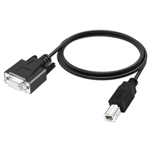 工場カスタム1m1.8mDb9メスからUSB2.0BオスタイプBからRs232Db9からBオスケーブル