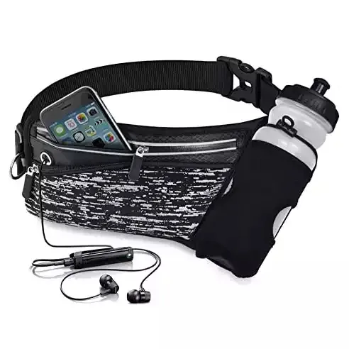 Hot Koop Workouts Fietsen Runner Jogging Water Fles Houder Fanny Pack Reflecterende Compatibel Voor Telefoon Heuptas