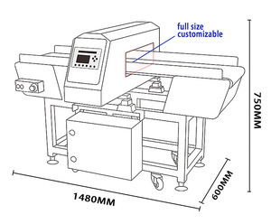 Equipo automático de detección de metales a bajo precio Máquina automática de detección de metales - Product Image 3
