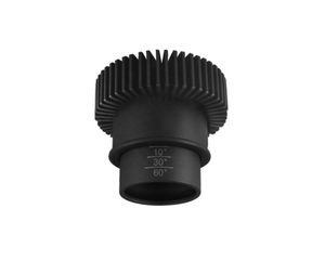 GUPO tavan gömme sabit GU10 gugu5.3 MR11 çerçeve yuvarlak kesme 80mm krom siyah yansımasız Led spot fikstür - Product Image 5