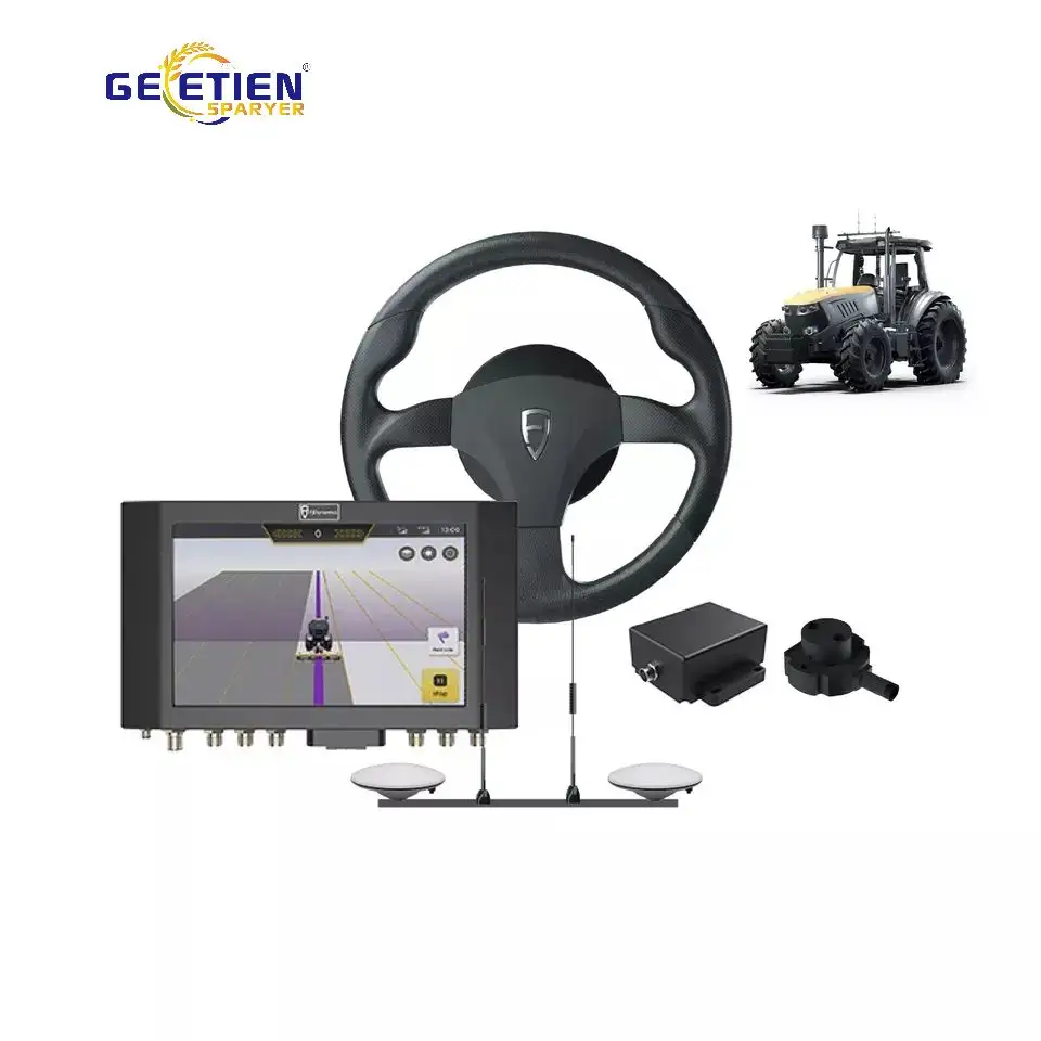 Gps RTK agrícola para tractor, precisión de hasta 2,5 cm, conducción autónoma, gran oferta de fábrica
