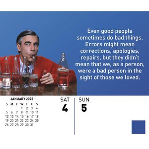 2025 Mister Rogers gün-a-zaman kutusu takvim masa masa ekran baskı planlayıcısı - Product Image 5