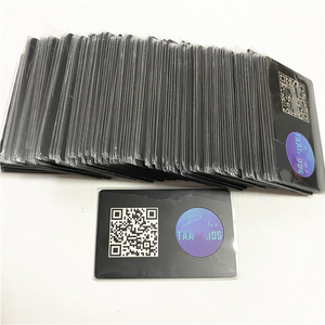 Tarjeta de negocios Nfc de Metal, impresión de código convexo programable para promoción - Product Image 3