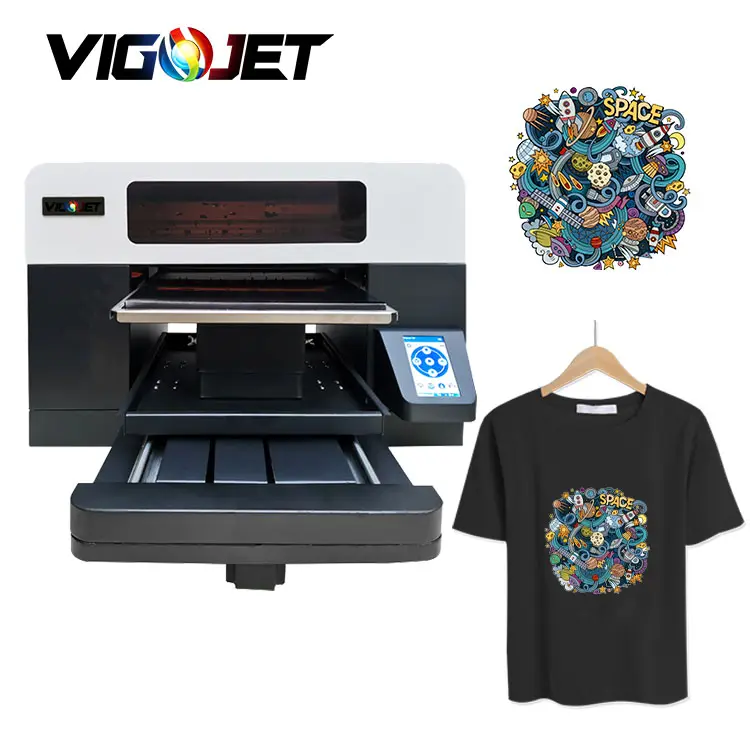 Vigojet miglior prezzo stampante dtg a3 una testina di stampa dtg tshirt macchina da stampa stampante per indumenti