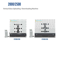 Automatische vertikale Isolierglas-Entlade maschine SPS-und Motor kern komponenten Effiziente Glashub technologie