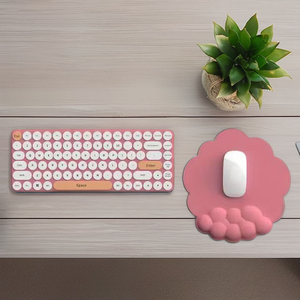 Wholesale <strong>Computer</strong> Ergonomic <strong>Keyboard</strong> Custom Pattern <strong>Use</strong> 3D Cloud Memory Foam Wrist Rest Silicone <strong>Mouse</strong> Pad - Product Image 2