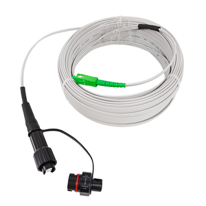 FTTH Fibra Óptica Preconnectorizado Mini SC Drop Cable Precon Head a SC/APC Conector Patch Cord - Product Image 1