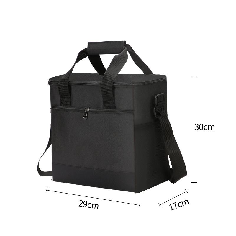 Sac isotherme sans capuche en noir