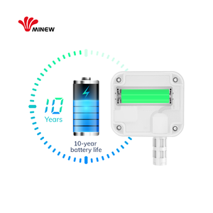 Minew Data Logger Temperatura Humedad Medidor Industrial Inalámbrico Ble Lorawan Lora Bluetooth IoT Sensor de temperatura - Product Image 5