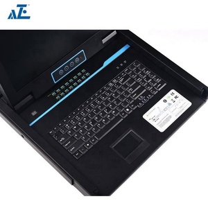 AZE 8端口17英寸KVM机架控制台交换机VGA KVM，库存16台电脑连接