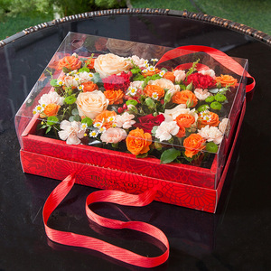 <strong>Custom</strong> Mother's Day Floral Packaging Birthday Handheld Flower <strong>Box</strong> Open <strong>Window</strong> Flower Gift <strong>Box</strong> Birthday Flower 3D <strong>Display</strong> <strong>Box</strong> - Product Image 5