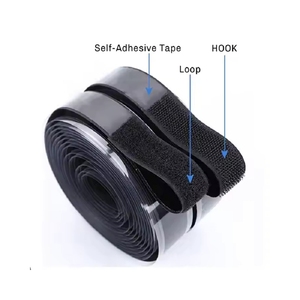 Velcroes de gancho y lazo personalizados Bridas para cables Logotipo de marca Correas impresas Espalda con espalda Velcroes Bandas Gancho y lazo - Product Image 4