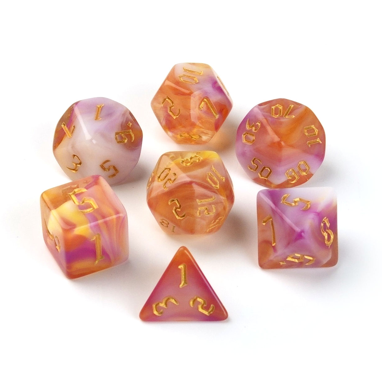 Naranja Blanco Morado