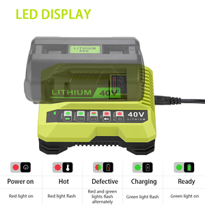 リチウム電動工具バッテリー充電器リチウムイオン40V401交換用充電器ユニバーサル4050A4015 40264030電動工具充電器 - Product Image 5