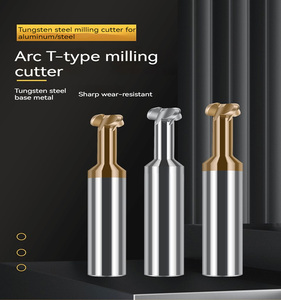 Yüksek kaliteli ark t-şekilli yuvası kesici için alüminyum CNC işleme makinesi 4F ark planya ağaç İşleme freze kesicisi - Product Image 6