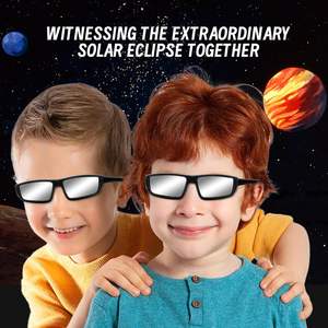 نظارات ثلاثية الأبعاد ثلاثية الأبعاد للكريسماس بشعار مخصص نظارات حجاب من الورق للأجازات بأضواء الألعاب النارية - Product Image 4