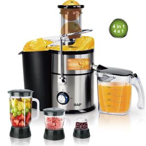 4 in1 çok fonksiyonlu düşük gürültü elektrikli meyve sıkacakları Blender suyu ekstraktör makinesi kahve çekirdeği değirmeni büyük kapasiteli - Product Image 1