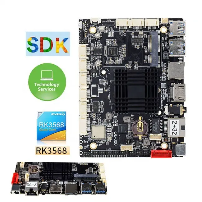 Cartes mères numériques pour tout-en-un Pos Digital Signage Mainboard Lcd Digital Menu Board Arm Rk3288 Rk3568 Rk399 Board