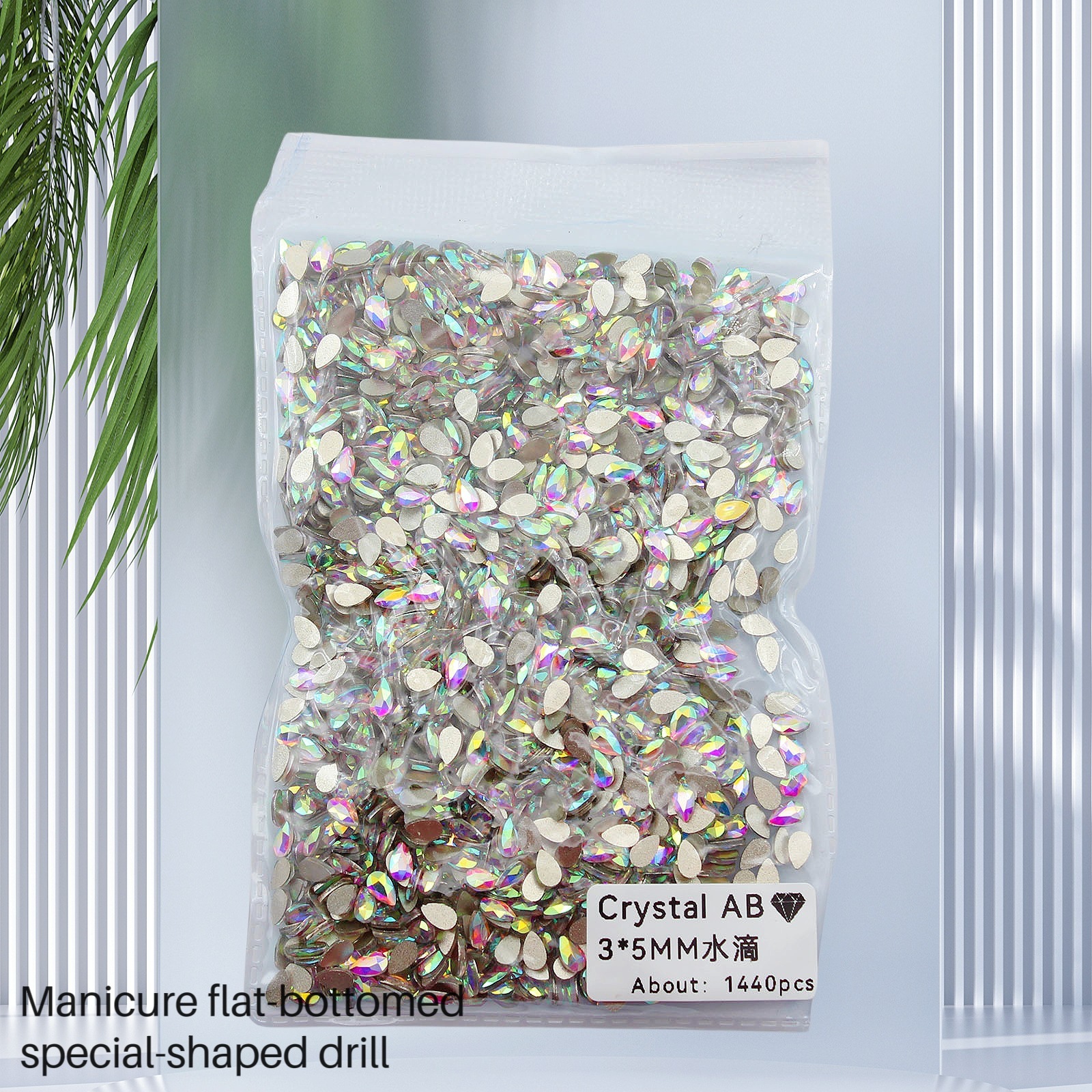 Gouttelettes d'eau cristal AB 3*5mm