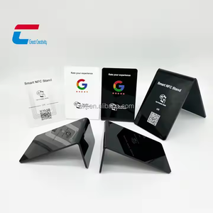 Hot Trends Social Media personalizzabile Qr Code Stand Pvc Nfc Google Review Card - Product Image 3