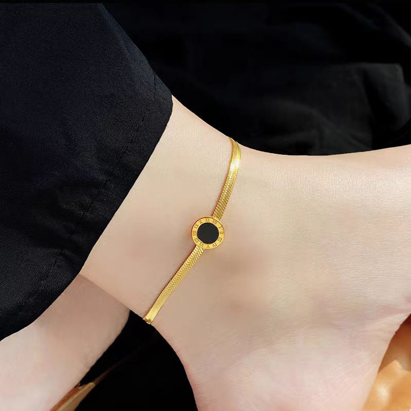 Bracelet de cheville romain en or