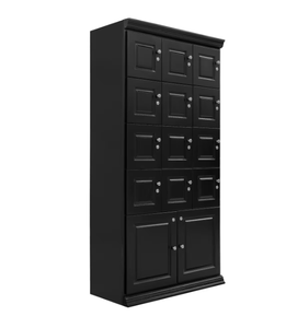 סיגר raching mahogany לוקר humidor מותאם אישית עם לוגו של הלקוח עבור חנות סיגר