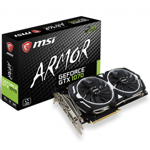 MSI NVIDIA GeForce GTX 1070 ARMOR DUKE ผู้ก่อตั้ง Edition 8G การ์ดจอสำหรับเล่นเกม,8GB GDDR5X หน่วยความจำ1050ti 1050 1080 - Product Image 1