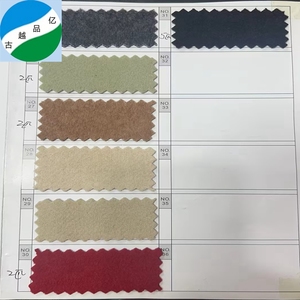 高品质单面羊毛面料批发涤纶羊毛面料库存花呢面料 - Product Image 2